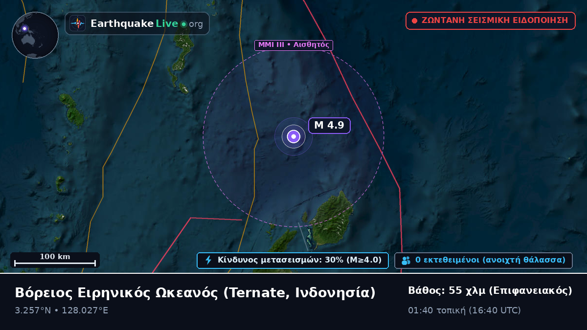 Βόρειος Ειρηνικός Ωκεανός (Ινδονησία)