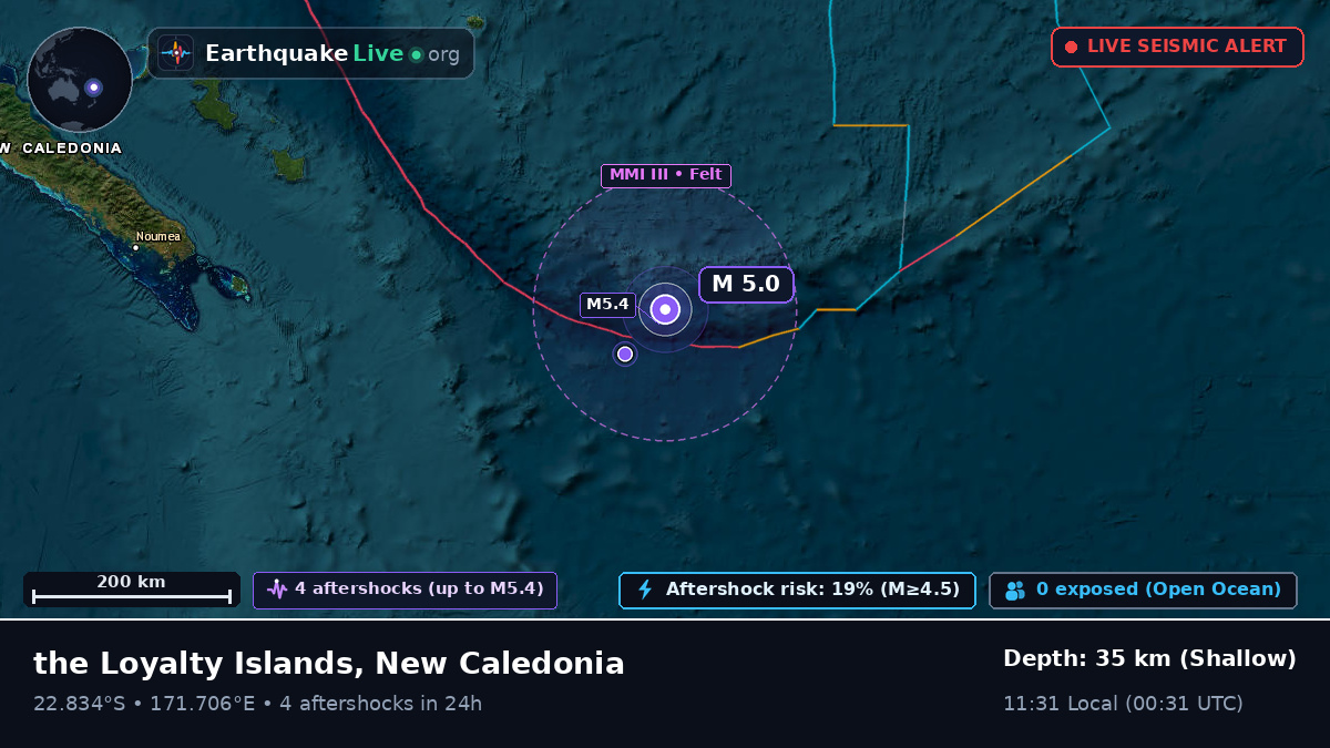 South Pacific Ocean (New Caledonia)