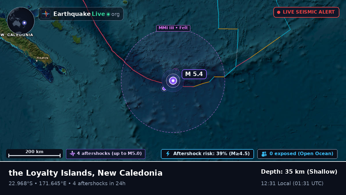 South Pacific Ocean (New Caledonia)