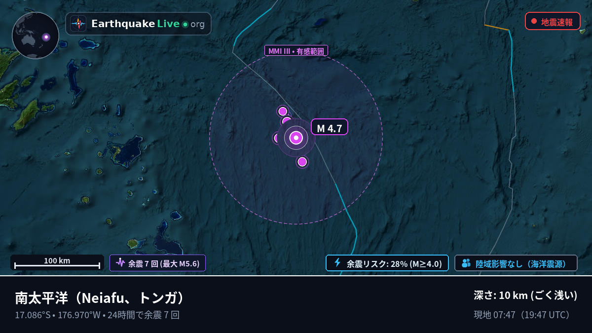 南太平洋 (トンガ)