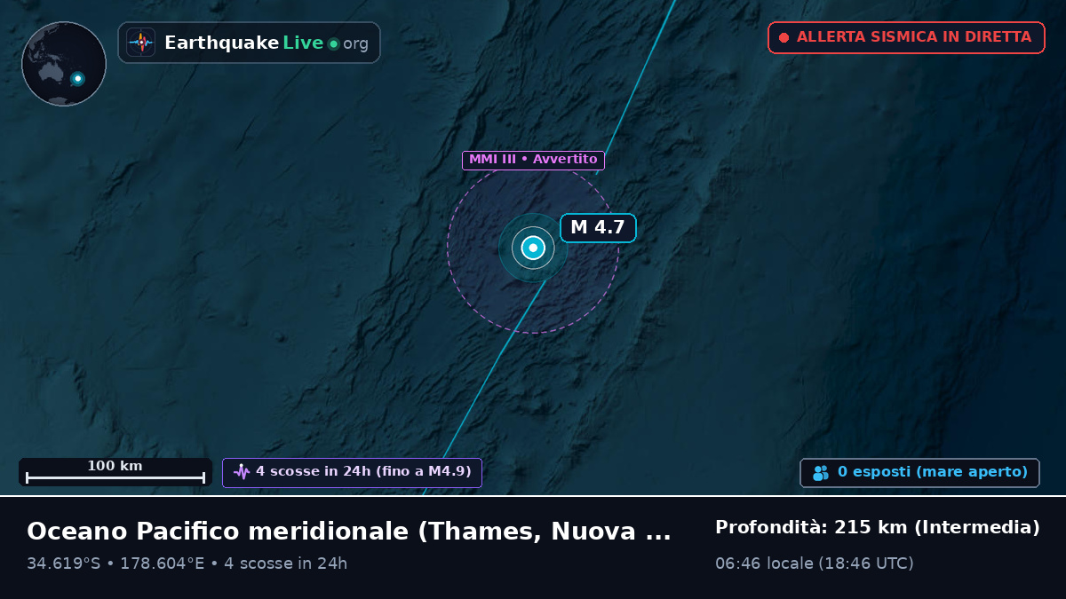 Oceano Pacifico meridionale (Nuova Zelanda)