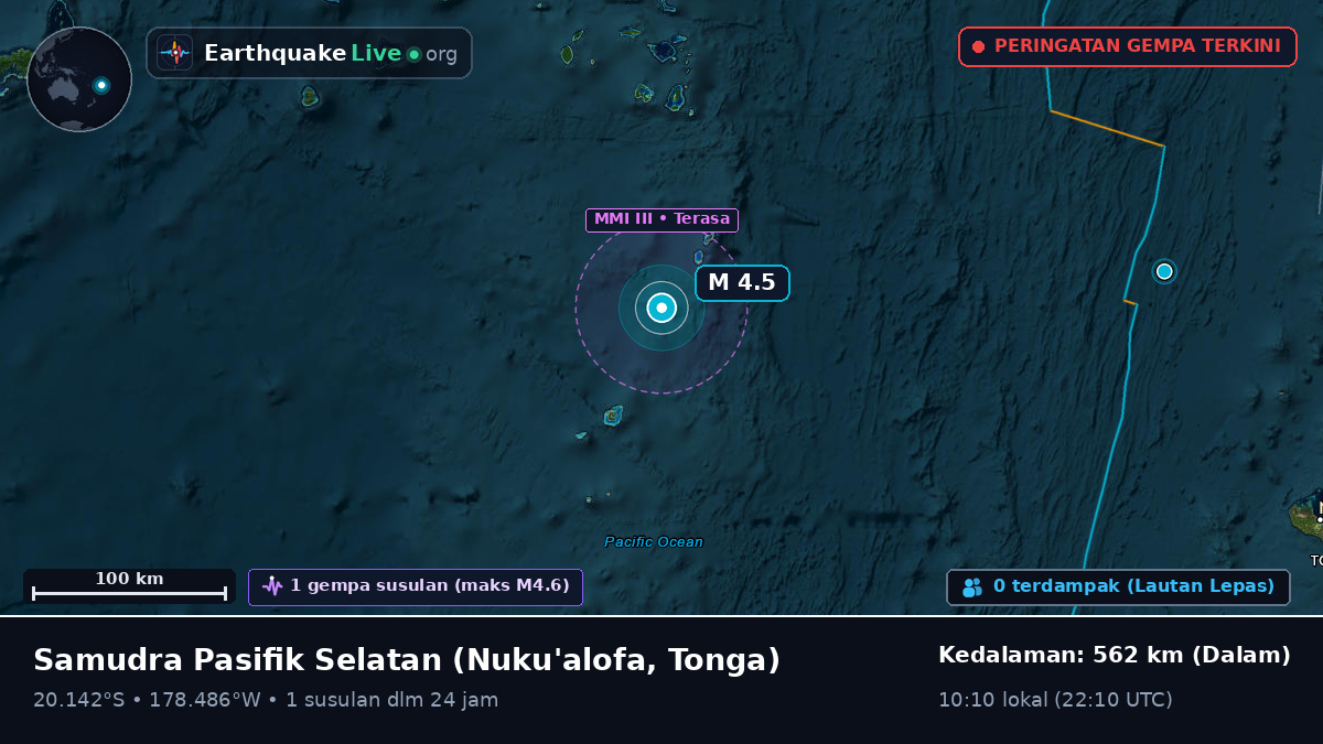 Samudra Pasifik Selatan (Tonga)