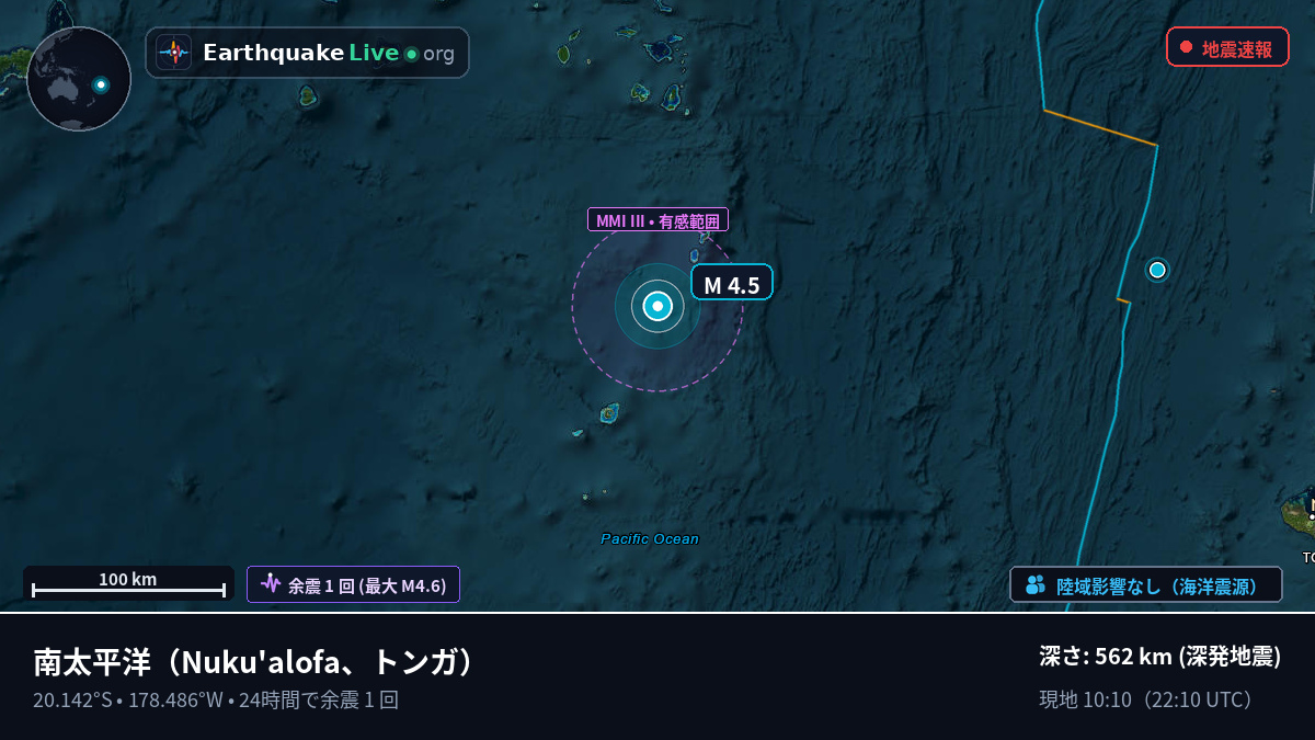 南太平洋 (トンガ)