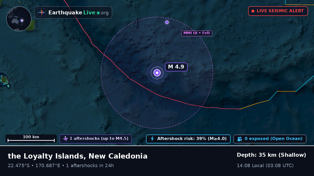 South Pacific Ocean (New Caledonia)