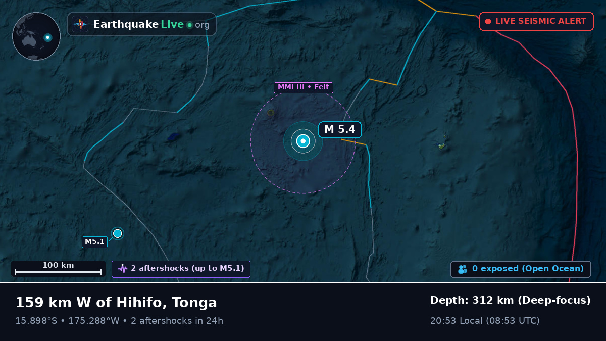 South Pacific Ocean (Tonga)
