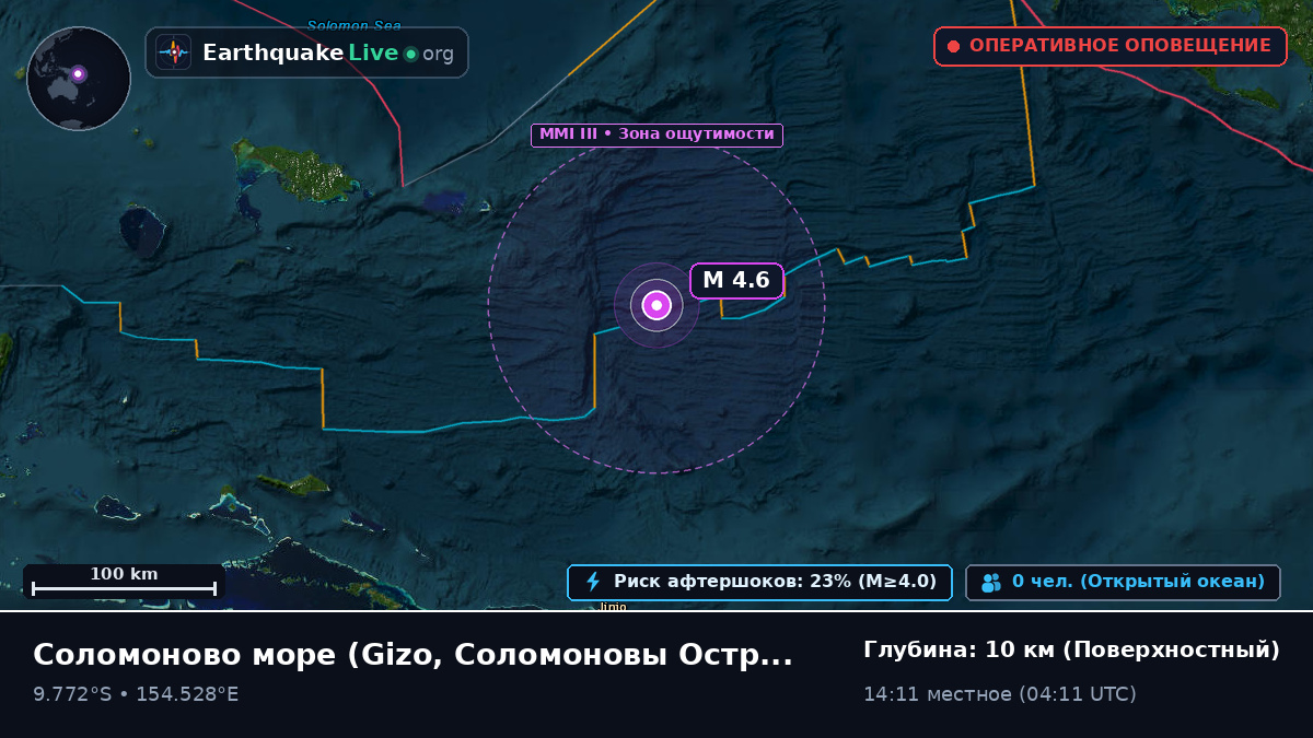 Соломоново море (Соломоновы Острова)