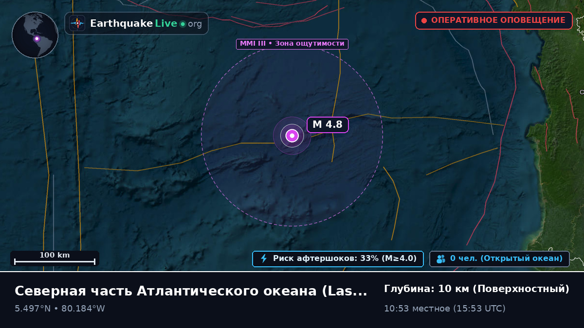 Северная часть Атлантического океана (Панама)