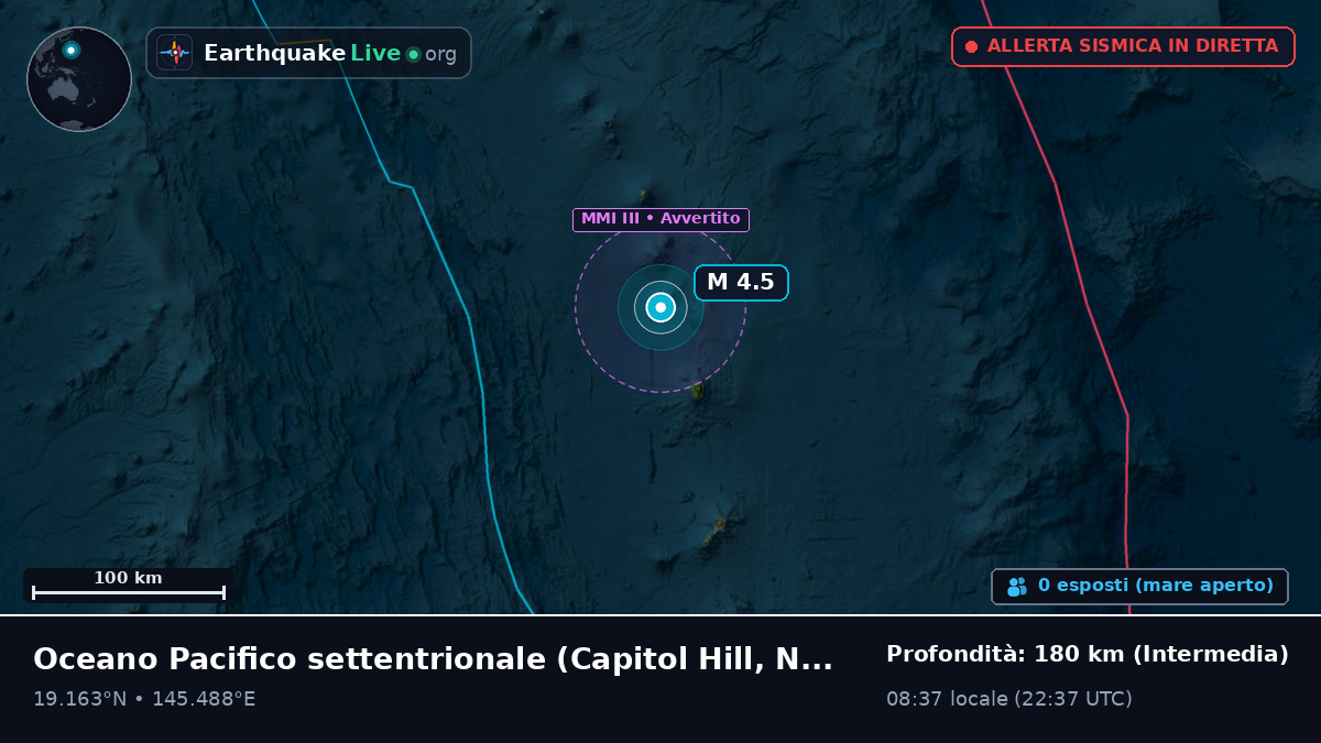 Oceano Pacifico settentrionale (Northern Mariana Islands)