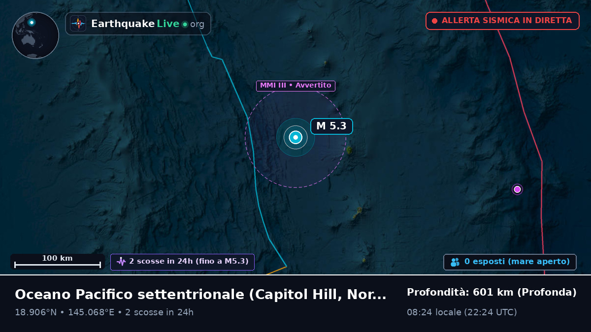 Oceano Pacifico settentrionale (Northern Mariana Islands)