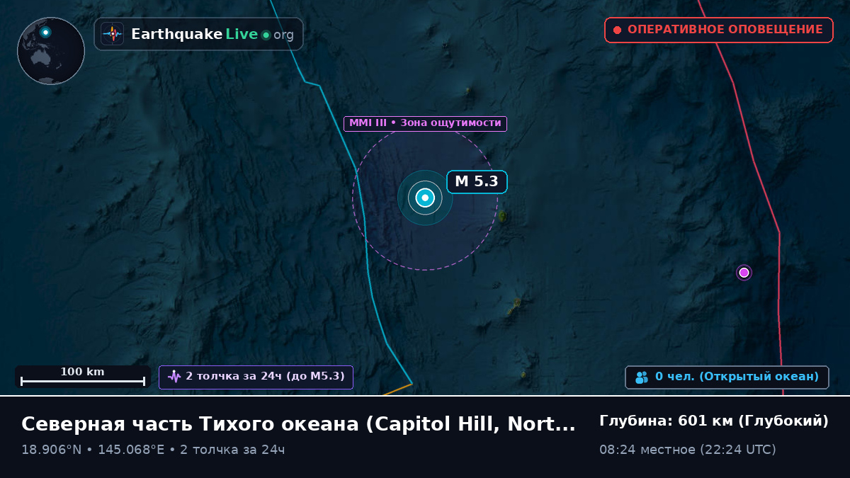 Северная часть Тихого океана (Northern Mariana Islands)