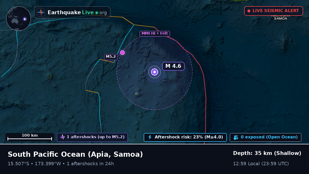 South Pacific Ocean (Samoa)