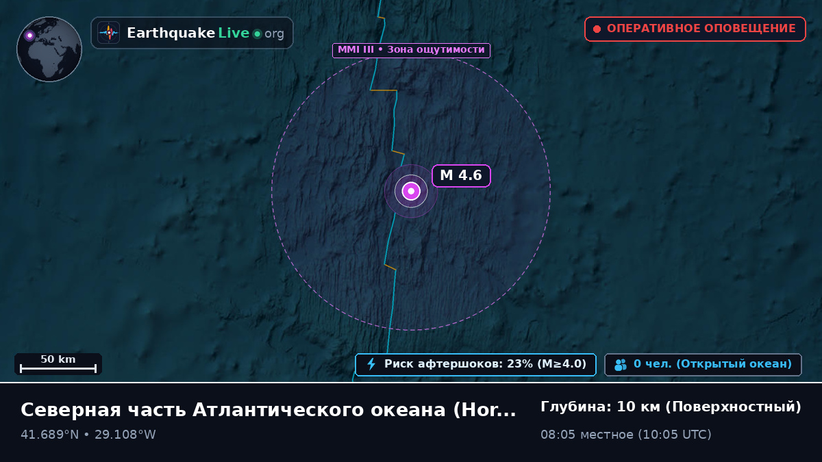 Северная часть Атлантического океана (Португалия)