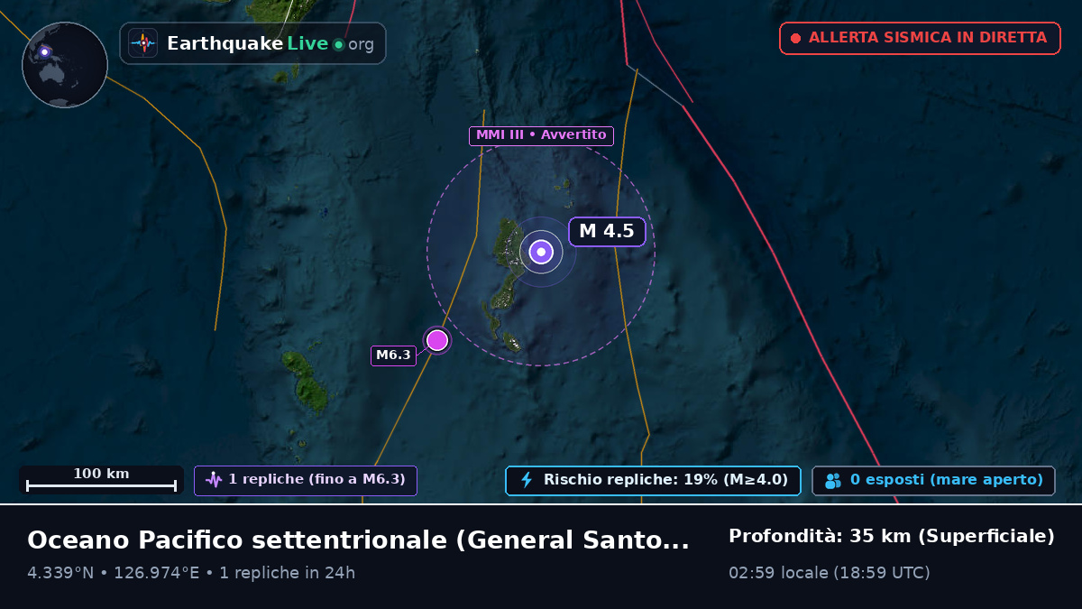 Oceano Pacifico settentrionale (Filippine)