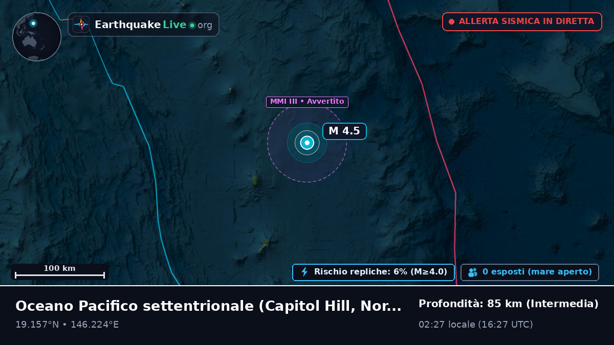 Oceano Pacifico settentrionale (Northern Mariana Islands)