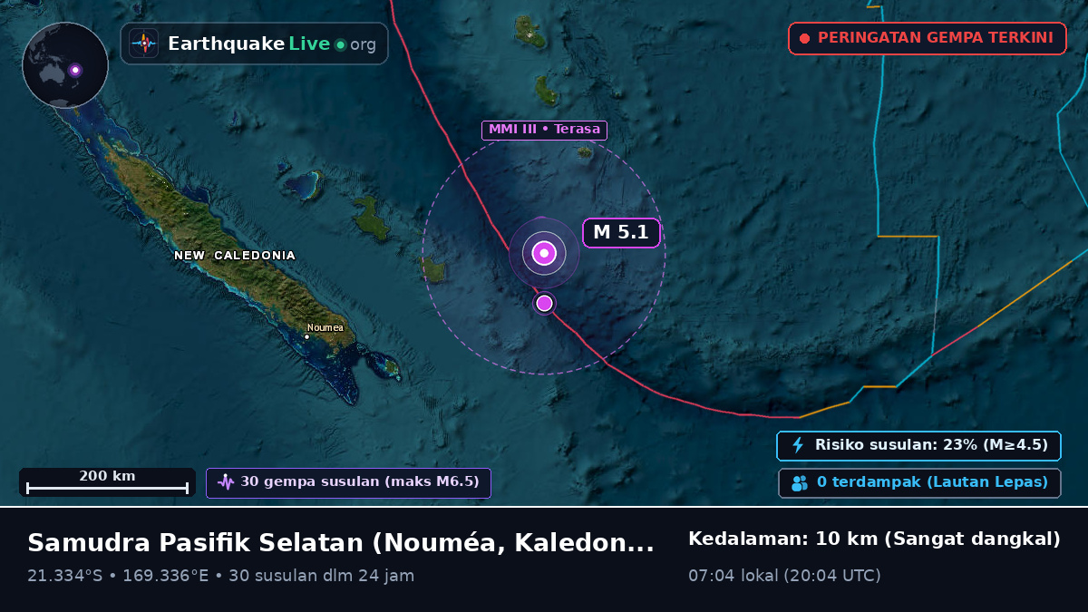 Samudra Pasifik Selatan (Kaledonia Baru)