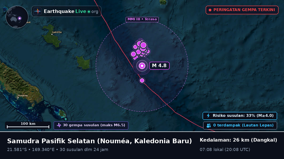 Samudra Pasifik Selatan (Kaledonia Baru)