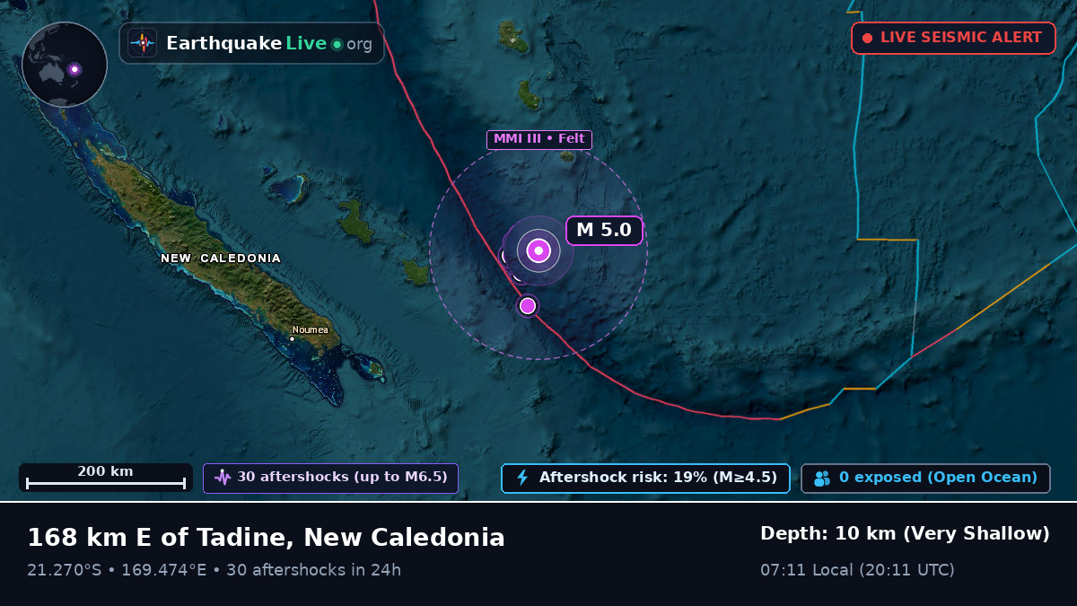 South Pacific Ocean (New Caledonia)