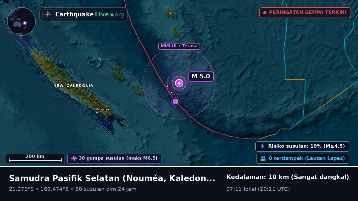 Samudra Pasifik Selatan (Kaledonia Baru)