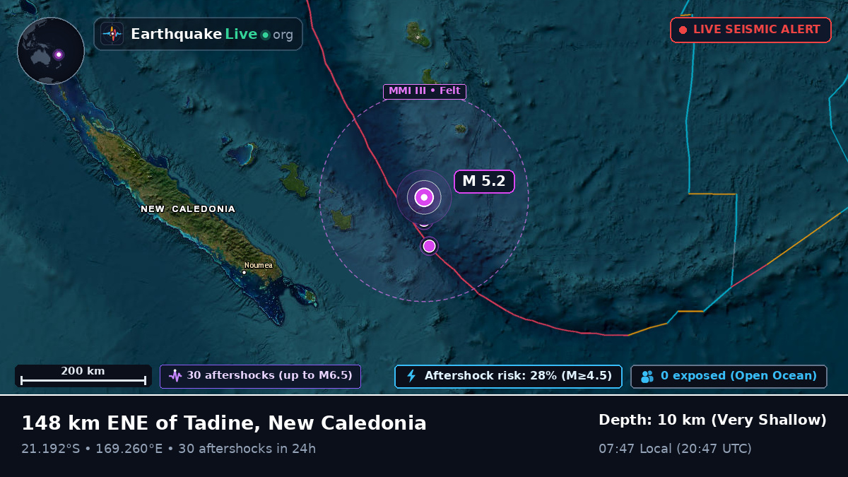 South Pacific Ocean (New Caledonia)