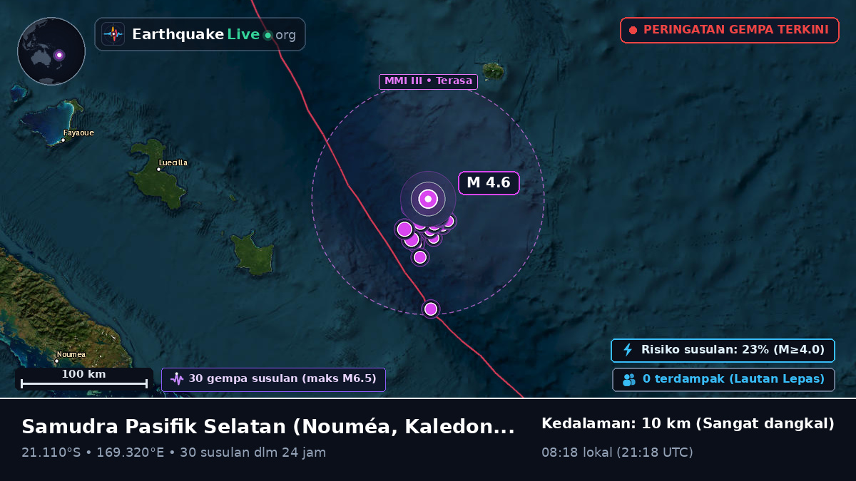 Samudra Pasifik Selatan (Kaledonia Baru)