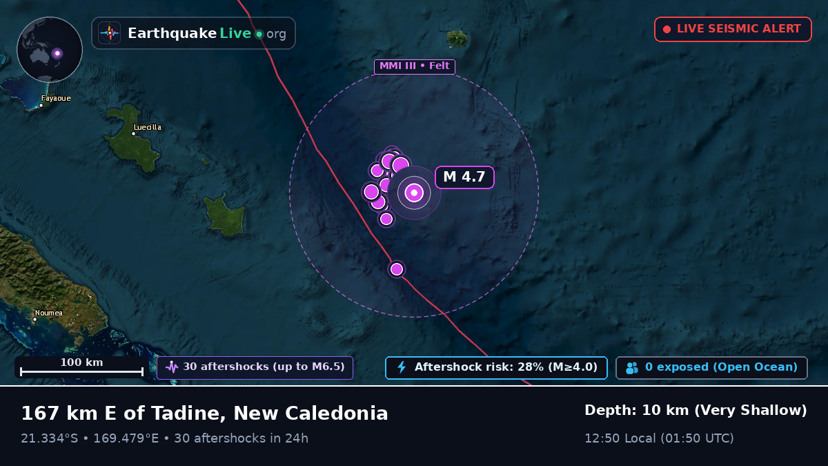 South Pacific Ocean (New Caledonia)