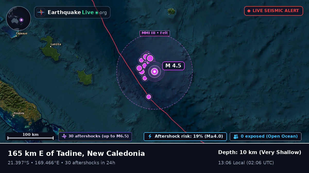 South Pacific Ocean (New Caledonia)