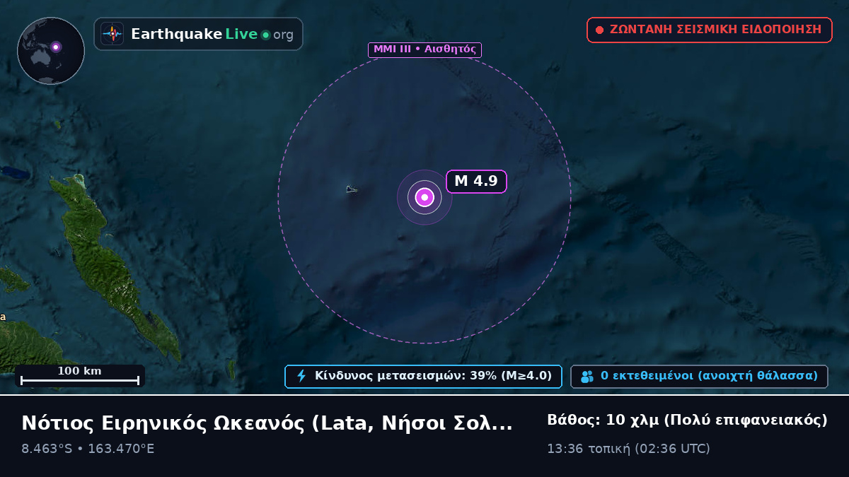 Νότιος Ειρηνικός Ωκεανός (Νήσοι Σολομώντα)