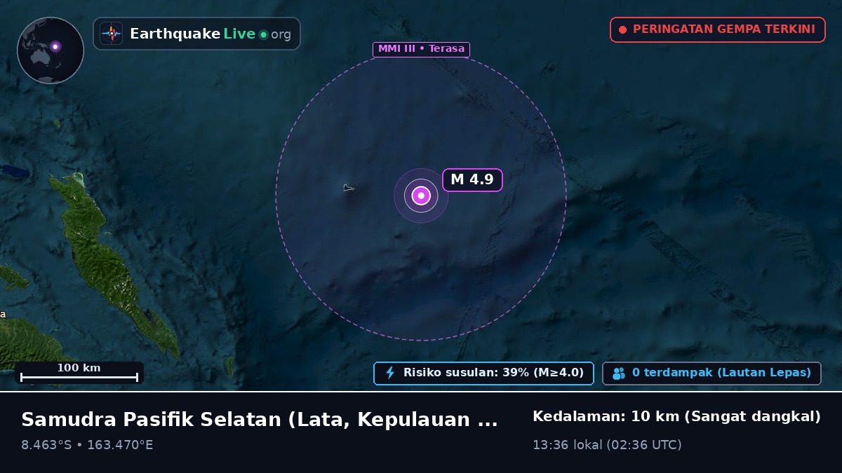 Samudra Pasifik Selatan (Kepulauan Solomon)