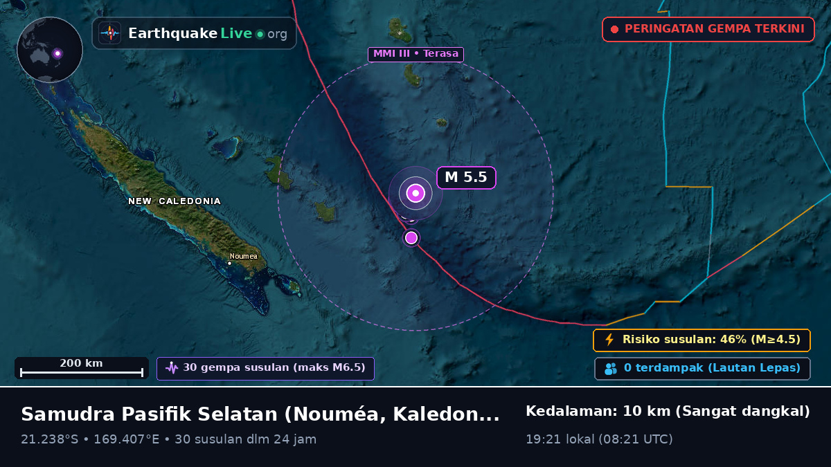 Samudra Pasifik Selatan (Kaledonia Baru)