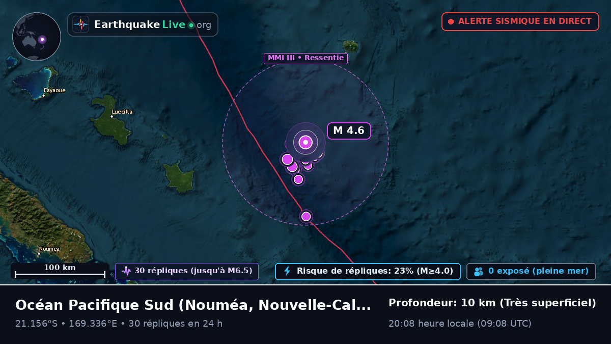 Océan Pacifique Sud (Nouvelle-Calédonie)