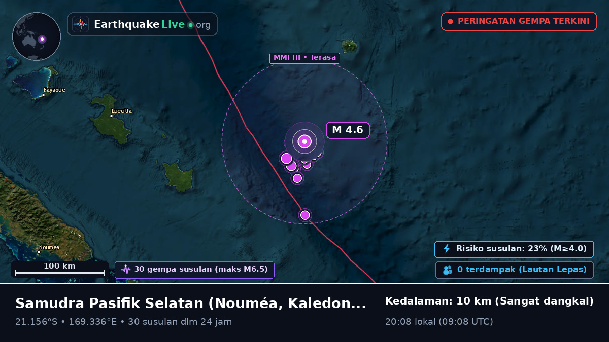 Samudra Pasifik Selatan (Kaledonia Baru)