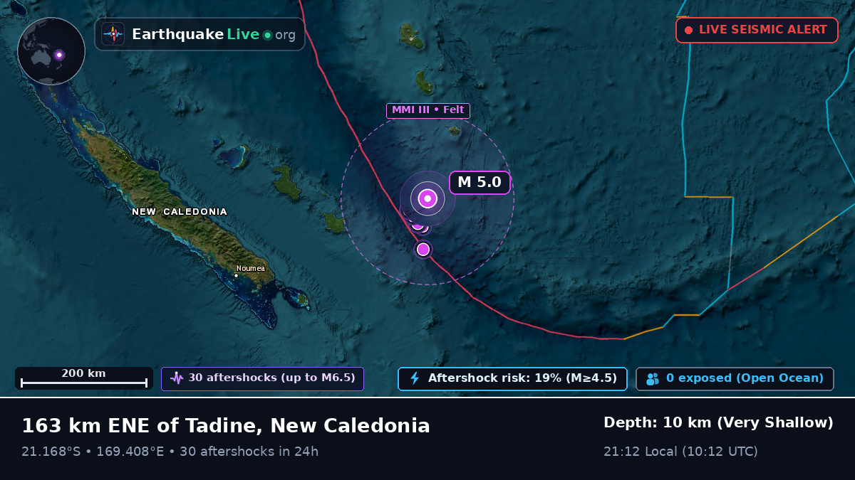 South Pacific Ocean (New Caledonia)