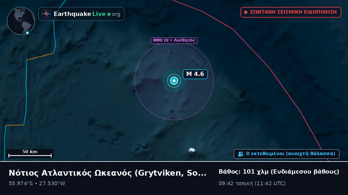 Νότιος Ατλαντικός Ωκεανός (South Georgia and the Islands)