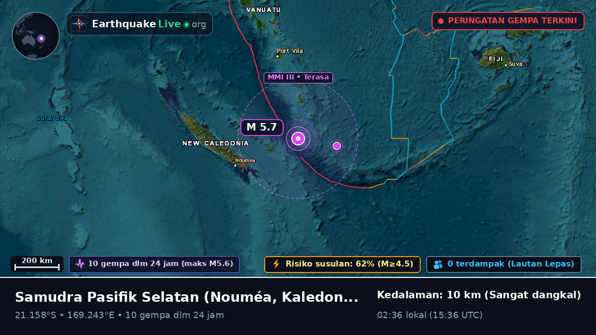 Samudra Pasifik Selatan (Kaledonia Baru)