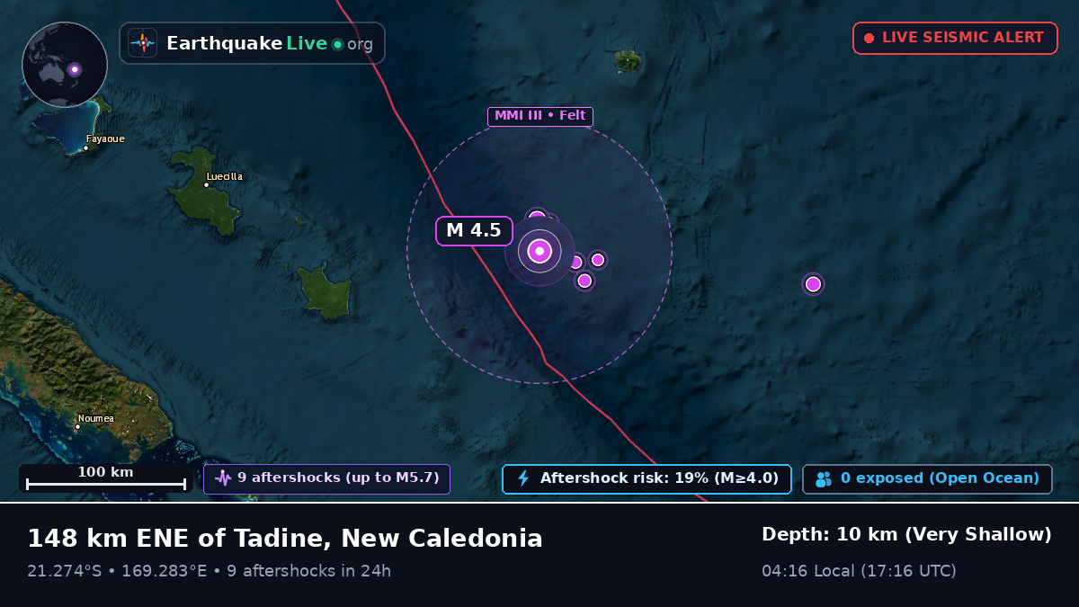 South Pacific Ocean (New Caledonia)