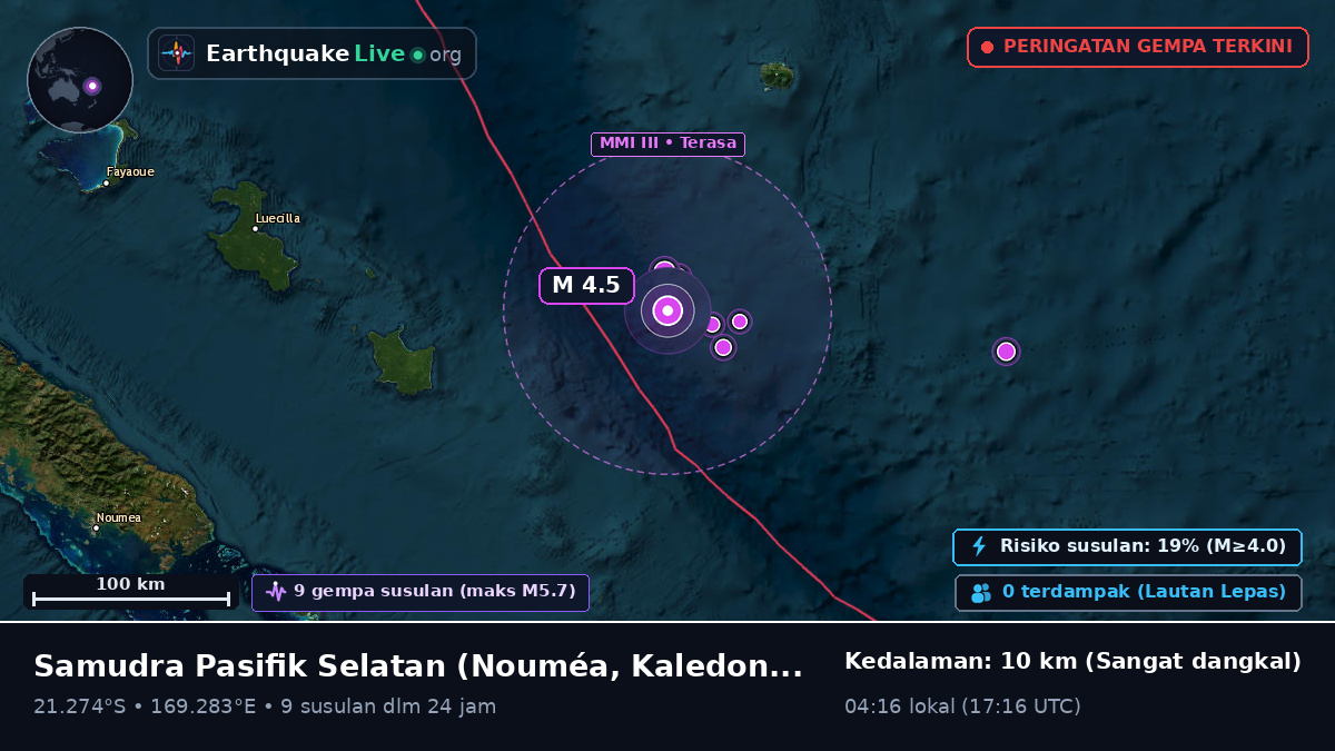 Samudra Pasifik Selatan (Kaledonia Baru)