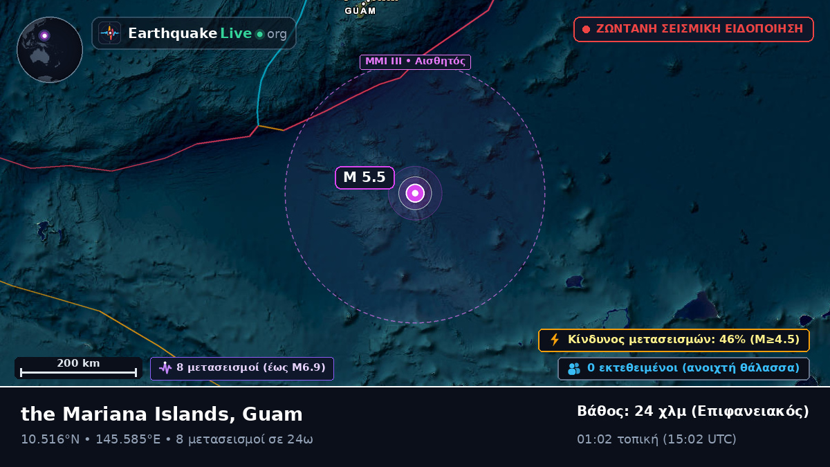 Βόρειος Ειρηνικός Ωκεανός (Guam)
