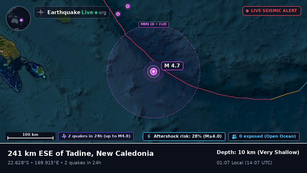 South Pacific Ocean (New Caledonia)