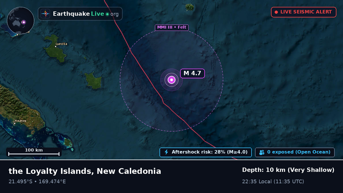 South Pacific Ocean (New Caledonia)