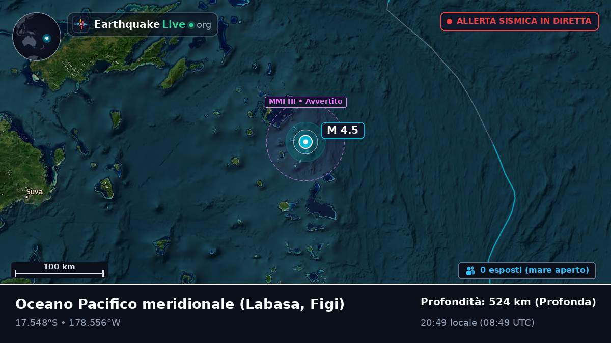 Oceano Pacifico meridionale (Figi)