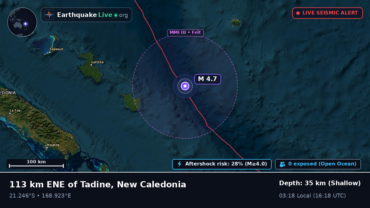 South Pacific Ocean (New Caledonia)
