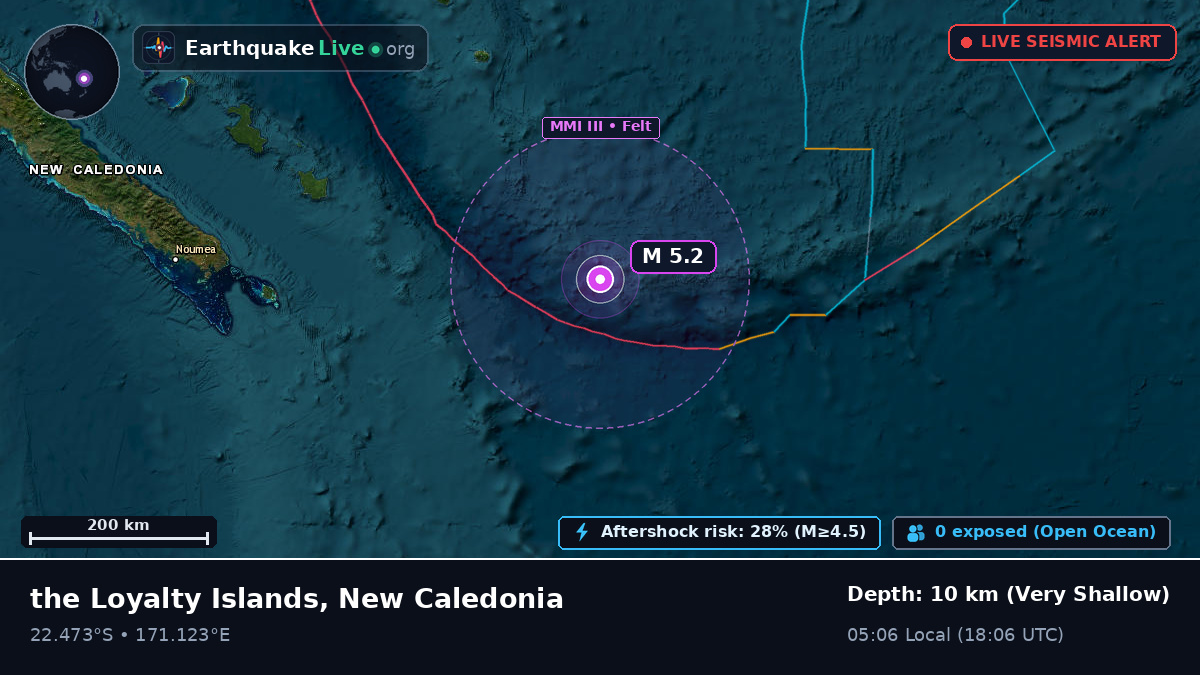 South Pacific Ocean (New Caledonia)