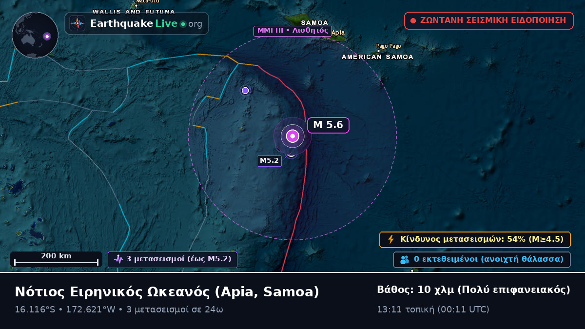 Νότιος Ειρηνικός Ωκεανός (Samoa)
