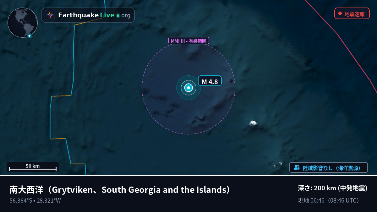 南大西洋 (South Georgia and the Islands)