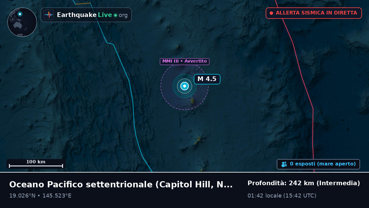 Oceano Pacifico settentrionale (Northern Mariana Islands)