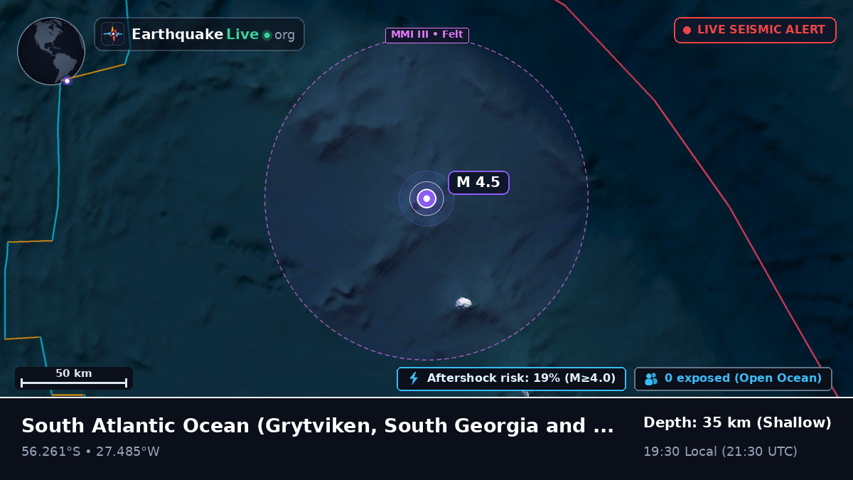 South Atlantic Ocean (South Georgia and the Islands)
