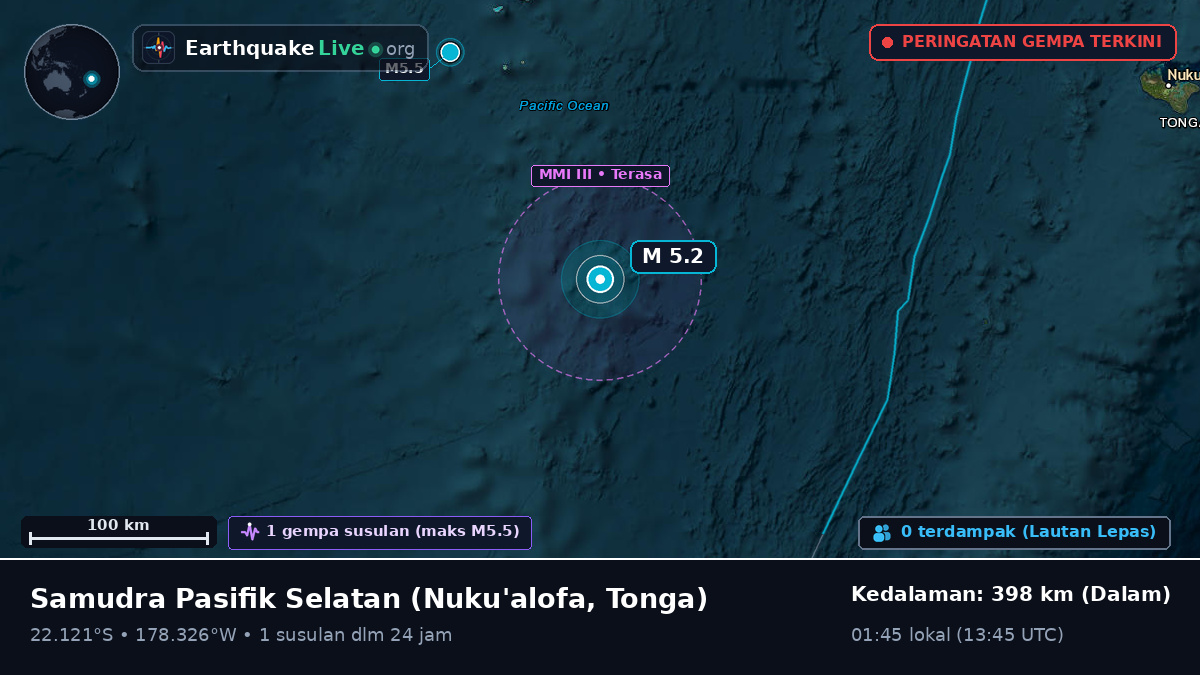 Samudra Pasifik Selatan (Tonga)