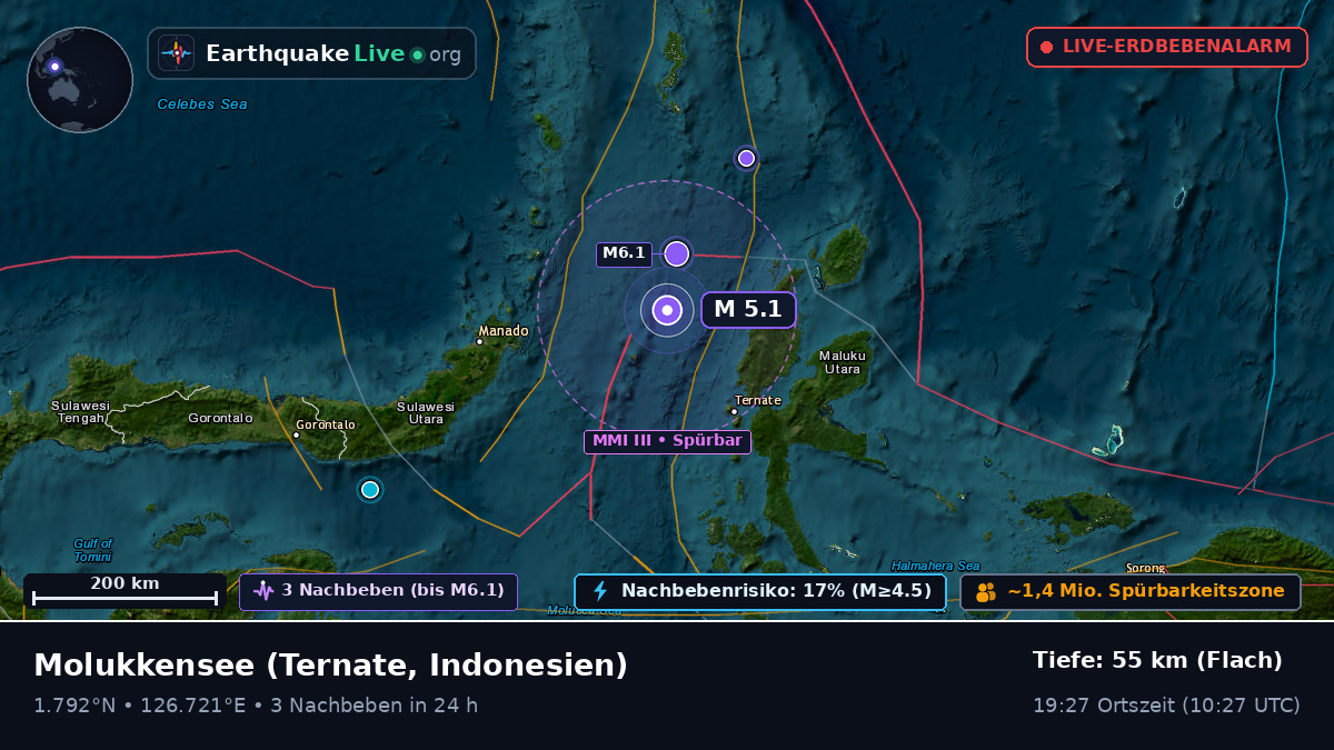 Molukkensee (Indonesien)