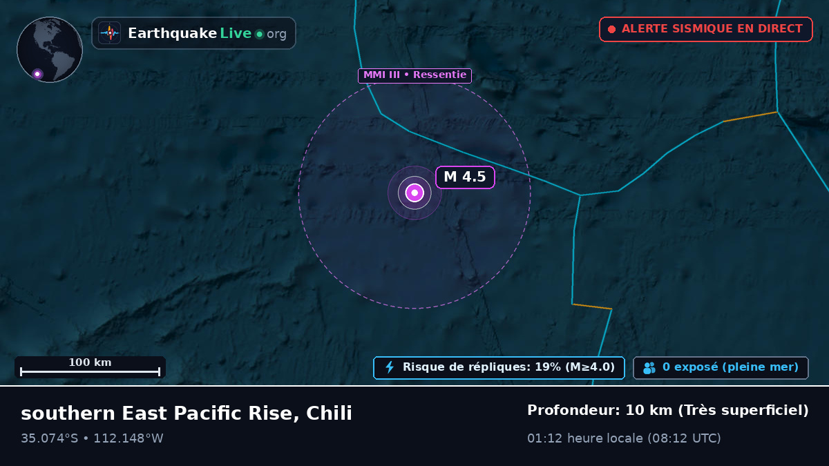 Océan Pacifique Sud (Chili)