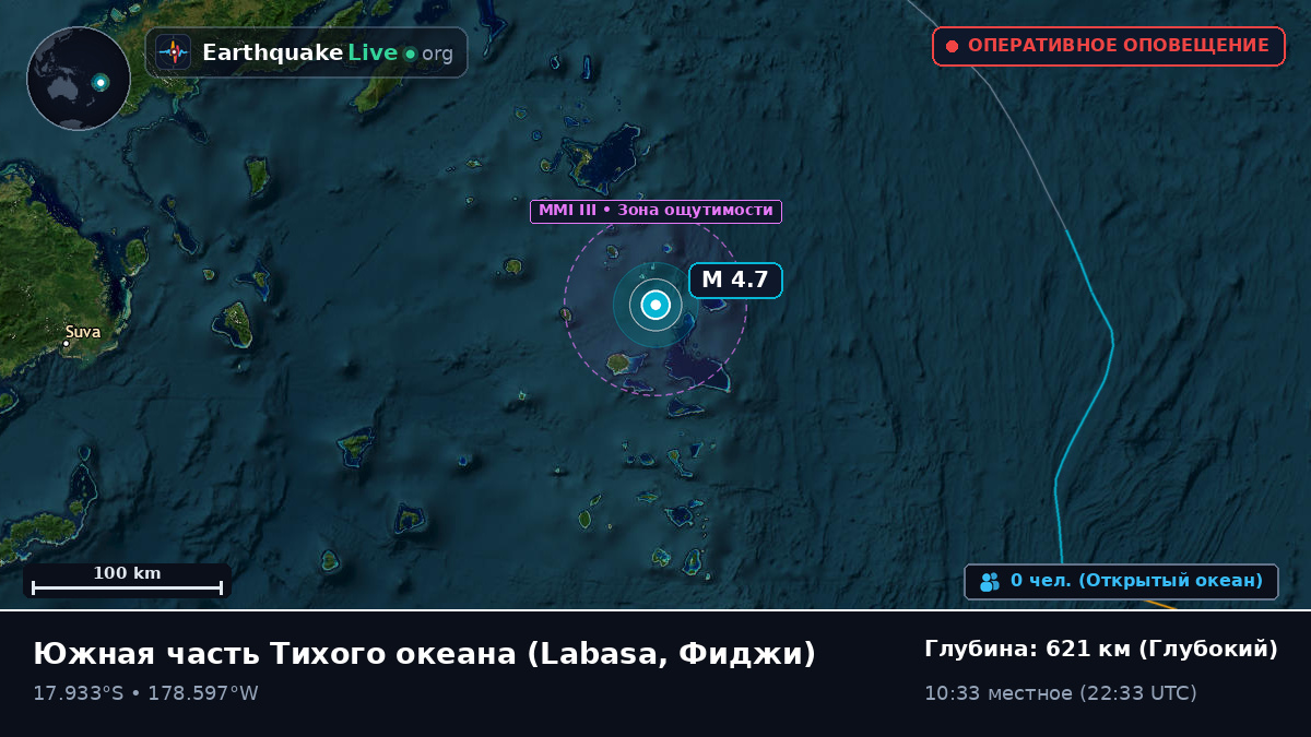Южная часть Тихого океана (Фиджи)